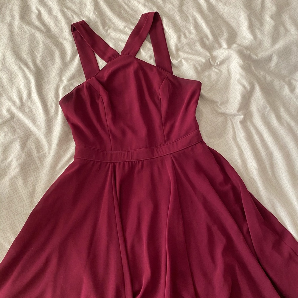 Burgundy Dress